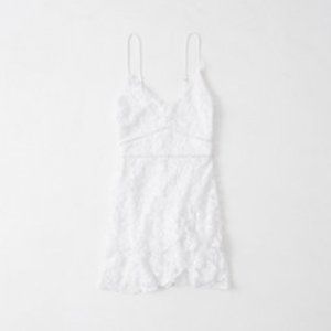 Size Small Abercrombie White Lace Cami Dress
